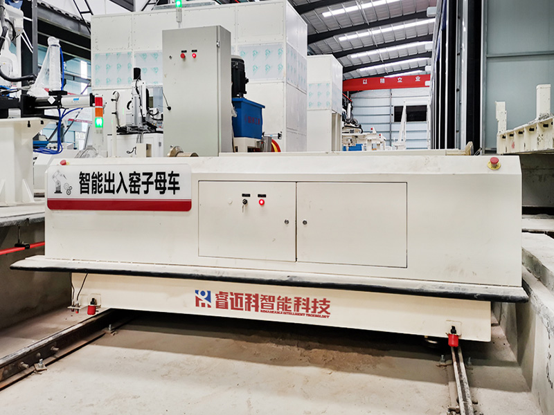 αποθήκες βιομηχανική αυτοματοποιημένη σιδηροδρομική μεταφορά καροτσάκι