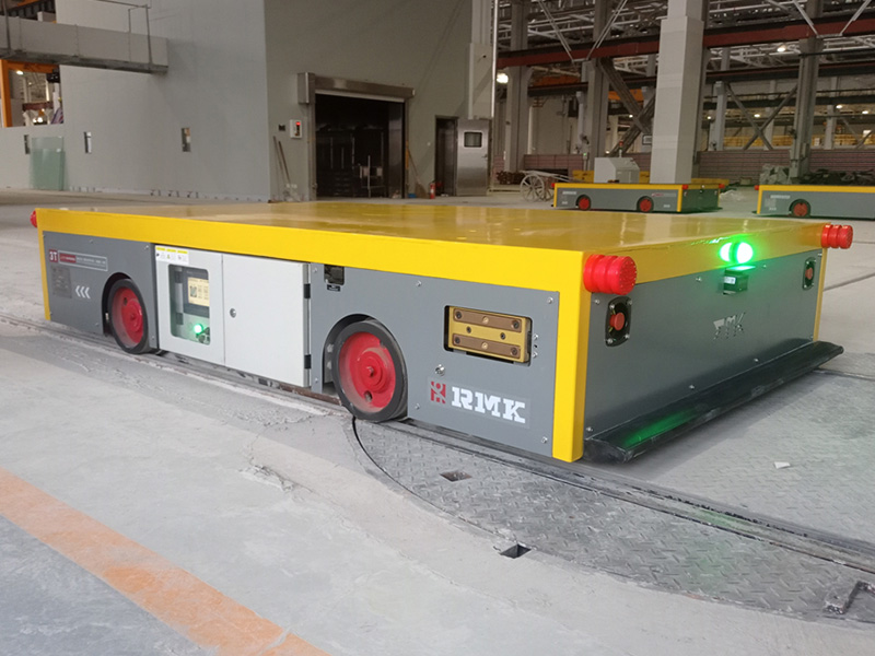 RGV αυτόματο καροτσάκι μεταφοράς σιδηροτροχιάς για την κατασκευή μηχανημάτων