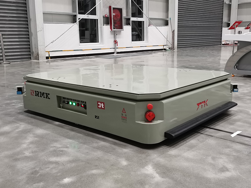 3 τόνοι αυτο -προωθούμενη ηλεκτρική μεταφορά Trolley μαγνητική πλοήγηση AGV