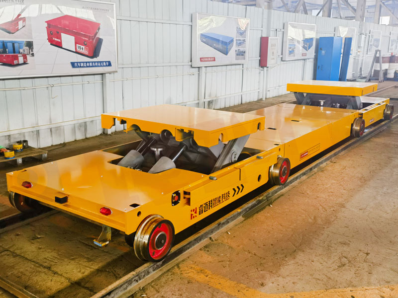 35 τόνοι ανύψωση αυτοματοποιημένου καροτσάκι μεταφοράς σιδηροδρόμων