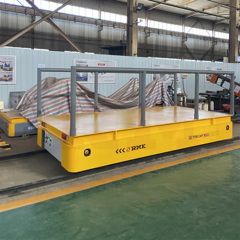 Βαρύ φορτίο 10 τόνων χάλυβα σωλήνα μπαταρία σιδηροδρομικό μεταφορικό καροτσάκι