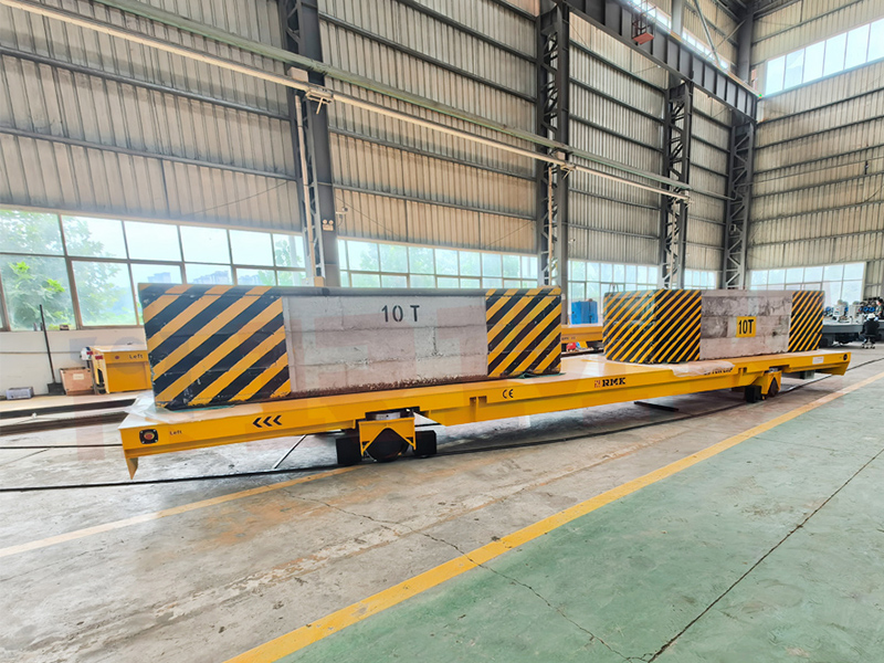 Μεγάλη βαριά σιδηροδρομική μετακίνηση μεταφορικού καροτσιού