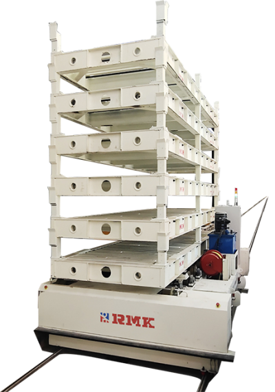 Αυτοματοποιημένο καροτσάκι μεταφοράς σιδηροτροχιάς